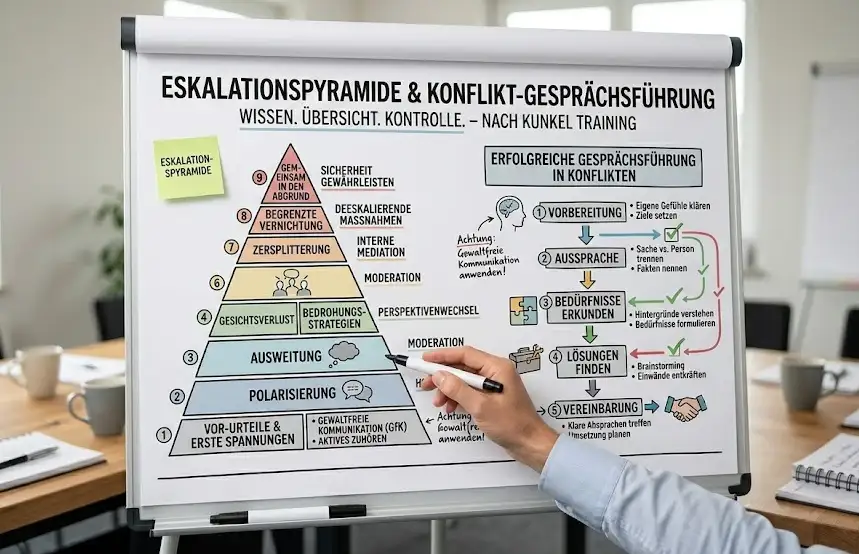 Konfliktmanagement in Nürnberg - Eskalationspyramide