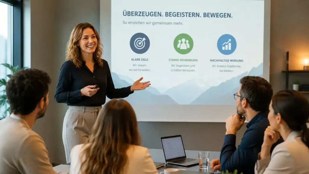 souveraen praesentieren und menschen begeistern